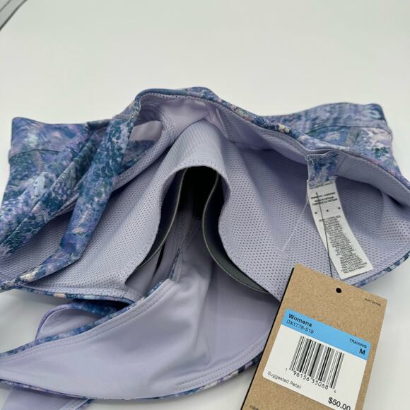 Nike Women's Swoosh All-Over-Print Wrap Medium-Support Sports Bra Size Medium - Picture 3 of 10